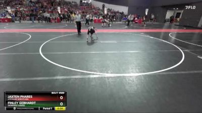 54 lbs Cons. Round 4 - Finley Gebhardt, Shawano Hawks vs Jaxten Phares, JJ`s Club Wrestling