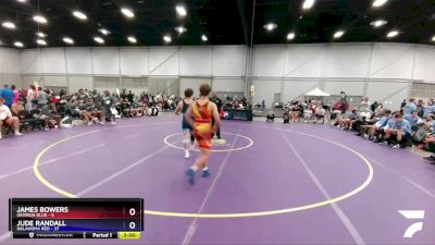 160 lbs Round 1 (16 Team) - James Bowers, Georgia Blue vs Jude Randall, Oklahoma Red