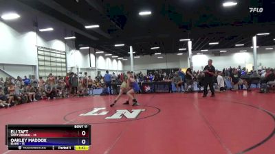 136 lbs Quarters & 1st Wb (16 Team) - Eli Taft, West Virginia vs Oakley Maddox, Idaho