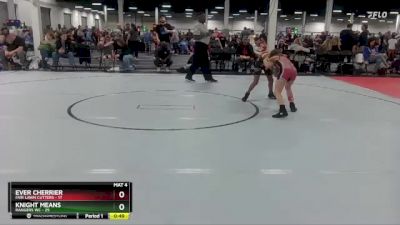 84 lbs Round 3 (10 Team) - Ever Cherrier, Fair Lawn Cutters vs Knight Means, Rangers WC