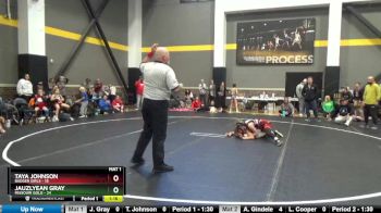 110 lbs Round 3 (4 Team) - Jauzlyean Gray, Missouri Gold vs Taya Johnson, Badger Girls