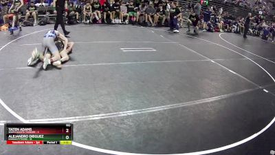 102 lbs Semis & 1st Wrestleback (8 Team) - Taten Adams, South Dakota Thunder vs Alejandro Dieguez, Kansas Pythons