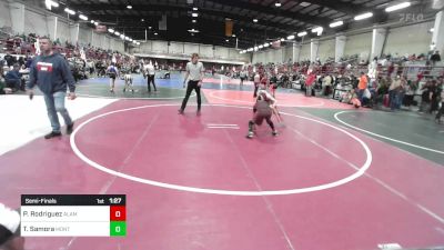 95 lbs Semifinal - Pablito Rodriguez, Alamosa vs Teagun Samora, Montezuma Cortez WC