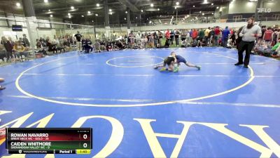 70 lbs Round 1 (6 Team) - Rowan Navarro, GREAT NECK WC - GOLD vs Caiden Whitmore, SHENANDOAH VALLEY WC