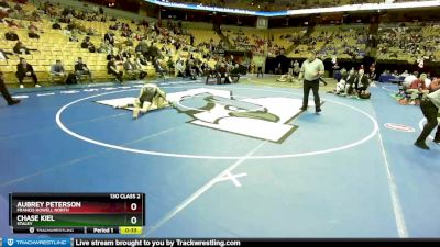 130 Class 2 lbs Cons. Round 3 - Aubrey Peterson, Francis Howell North vs Chase Kiel, Staley