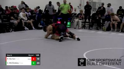 170 lbs Semifinals (8 Team) - Ryan Burton, Team Thunder vs Connor McCloskey, POWA