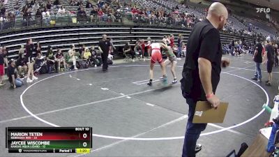 107 lbs Finals (8 Team) - Jaycee Wiscombe, Kansas Aqua Lizard vs Marion Teten, Nebraska Red