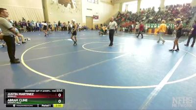 108 Boys Semifinal - Abram Cline, Granite Hills vs Justin Martinez, Brawley