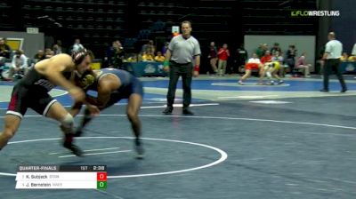 174 lbs Quarterfinal - Keaton Subjeck, Stanford vs Jadaen Bernstein, Navy