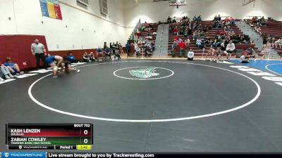 145 lbs Semifinal - Zabian Cowley, Thunder Basin High School vs Kash Lenzen, Douglas