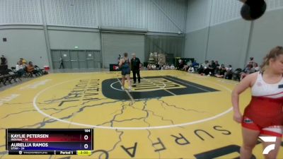 180 lbs Round 3 (6 Team) - AvaLyn Mosconi, Indiana vs Cheyenne Ruiz, Utah