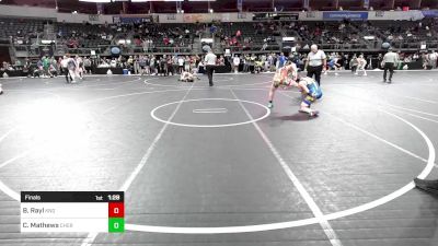 133 lbs Final - Brenden Rayl, King Select vs Chance Mathews, Cherokee Trail