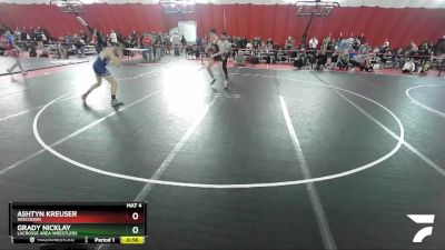 149 lbs Cons. Semi - Grady Nicklay, LaCrosse Area Wrestlers vs Ashtyn Kreuser, Wisconsin