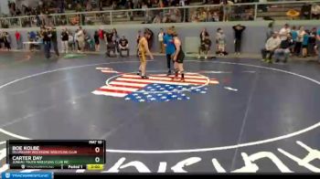 117 lbs Round 2 - Carter Day, Juneau Youth Wrestling Club Inc. vs Boe Kolbe, Dillingham Wolverine Wrestling Club