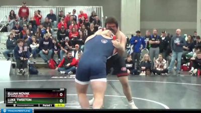 285 lbs Semis & 3rd Wb (16 Team) - Elijah Novak, St. Cloud State vs Luke Tweeton, Mary