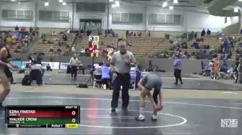 106 lbs 2nd Wrestleback (8 Team) - Walker Crow, Fairview vs Ezra Finstad, Gibbs