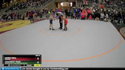 85 lbs Quarterfinal - James Neal, Pelbobs vs Chauncey Fear, Barlow Mat Club (DBA Barlow Wr