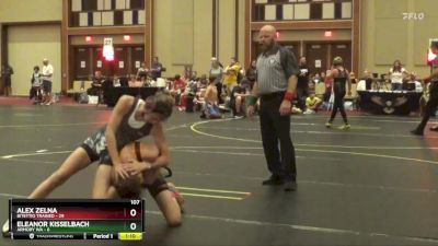 107 lbs Quarterfinals (8 Team) - Alex Zelna, Bitettio Trained vs Eleanor Kisselbach, Armory WA