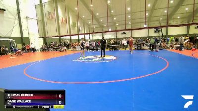 150 lbs Cons. Round 2 - Thomas DeBoer, CA vs Dane Wallace, WA