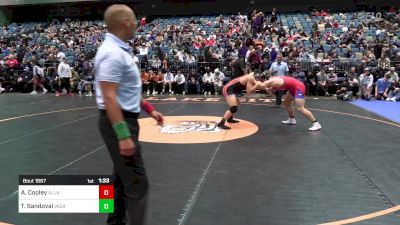 190 lbs Semifinal - Aiden Cooley, Allen vs Thomas Sandoval, Vacaville