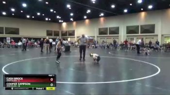 65 lbs Finals (2 Team) - Cooper Sampson, Iowa Black vs Cash Brock, Iowa Silver