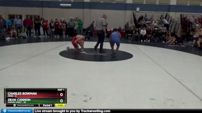 130 lbs Semis (4 Team) - Dean Cannon, Crown Point vs Charles Bowman, Penn