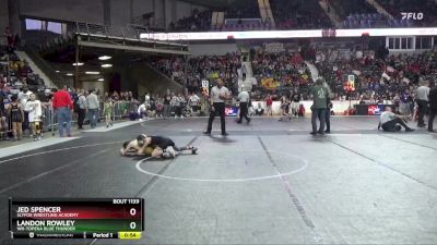 76 lbs Semifinal - Landon Rowley, WR-Topeka Blue Thunder vs Jed Spencer, SlyFox Wrestling Academy