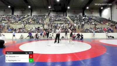 125 lbs Round Of 16 - Maddox Vasquez, Savannah Wrestling Center vs Cullen Applegate, Compound Wrestling