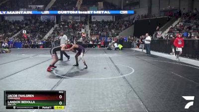 110 lbs Cons. Round 3 - Jacob Fahlgren, Tonganoxie vs Landon Bedolla, Ark City