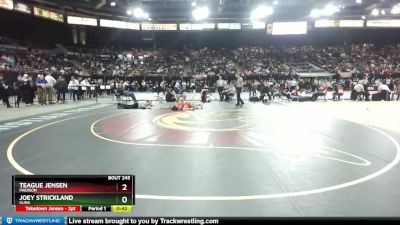 5A 106 lbs Cons. Round 2 - Teague Jensen, Madison vs Joey Strickland, Kuna