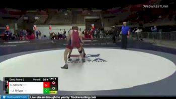 160 lbs Cons. Round 5 - Jacob Briggs, California vs Emmanuel Schultz, Albany Wrestling Club