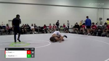 132 lbs Round 4 (6 Team) - Jaxtyn Frost, Team Empire vs Landon Hawkins, Indiana Outlaws