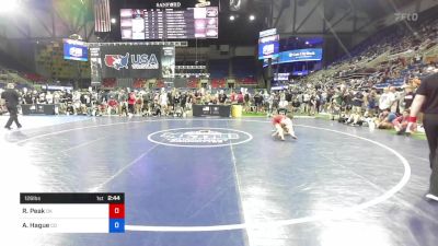 126 lbs Rnd Of 32 - Rhett Peak, Oklahoma vs Alexander Hague, Colorado