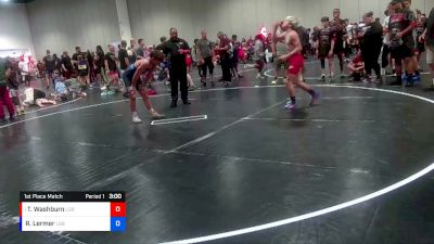 120 lbs 1st Place Match - Tyler Washburn, Palmetto Ridge High School Wrestling vs Roman Lermer, Tampa Bay Tiger Wrestling