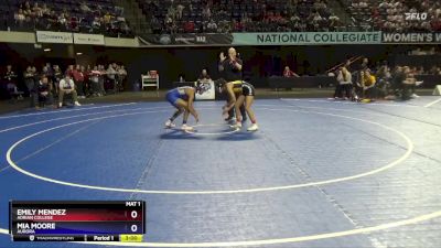 109 lbs Cons. Round 2 - Emily Mendez, Adrian College vs Mia Moore, Aurora