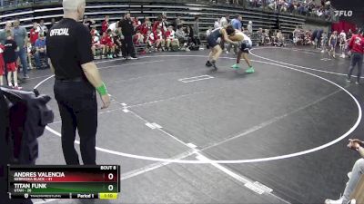 160 lbs Semis & 1st Wrestleback (8 Team) - Titan Funk, Utah vs Andres Valencia, Nebraska Black