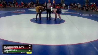 285 lbs Semis (4 Team) - John Abernathy, Cass vs Orville Beckford-Duffus, Mountain View