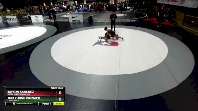 87 lbs Champ. Round 2 - Juelz-King Brewick, California vs Jayson Sanchez, Delta Wrestling Club