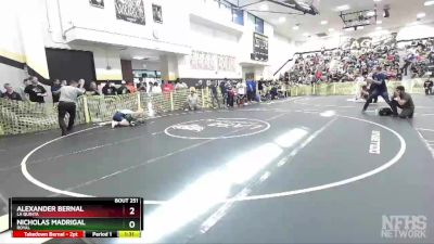 170 lbs Champ. Round 2 - Nicholas Madrigal, Royal vs Alexander Bernal, La Quinta