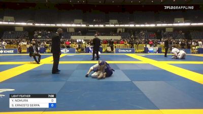 YUMA NOMURA vs SEBASTIAN ERNESTO SERPA 2021 World Jiu-Jitsu IBJJF Championship