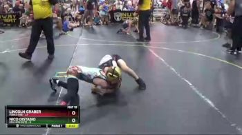 60 lbs Round 5 (6 Team) - Lincoln Graber, Funky Fire vs Nico Distasio, Stallers Elite