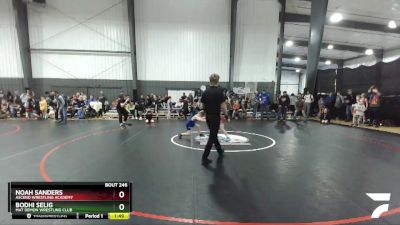 67 lbs 1st Place Match - Noah Sanders, Ascend Wrestling Academy vs Bodhi Selig, Mat Demon Wrestling Club