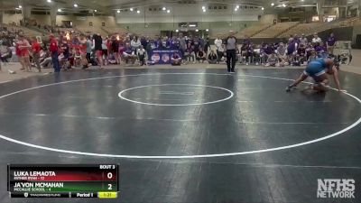 190 lbs Placement (4 Team) - Luka Lemaota, Father Ryan vs Ja`Von McMahan, McCallie School