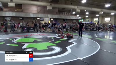 51 kg Round 1 - Sarah Barajas, California vs Jessiah Briggs, Inland Elite Wrestling Club