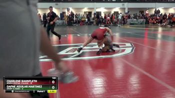 130 lbs Round 7 (10 Team) - Charlene Bahnfleth, North Central College vs Dafne Aguilar Martinez, Emory & Henry