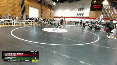 285 lbs Cons. Round 2 - Curtis Strohschein, Greybull/Riverside vs Ethan Maez, Green River