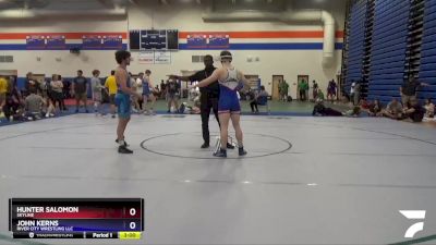 160 lbs Cons. Round 4 - John Kerns, River City Wrestling LLC vs Hunter Salomon, Skyline