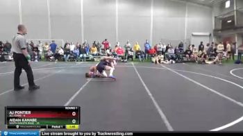 160 lbs Round 1 (4 Team) - Aidan Kanabe, South Dakota Rage vs AJ Pontier, All Stars
