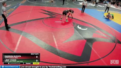 Cons. Round 2 - Libby Evans, Elgin Public/Pope John Girls vs Madison Kuchta, Cedar Catholic Girls