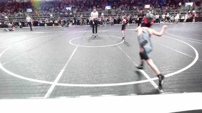 64 lbs Quarterfinal - Gus Andra, Maize vs Moxx Lopez, Rogue Warrior Wrestling